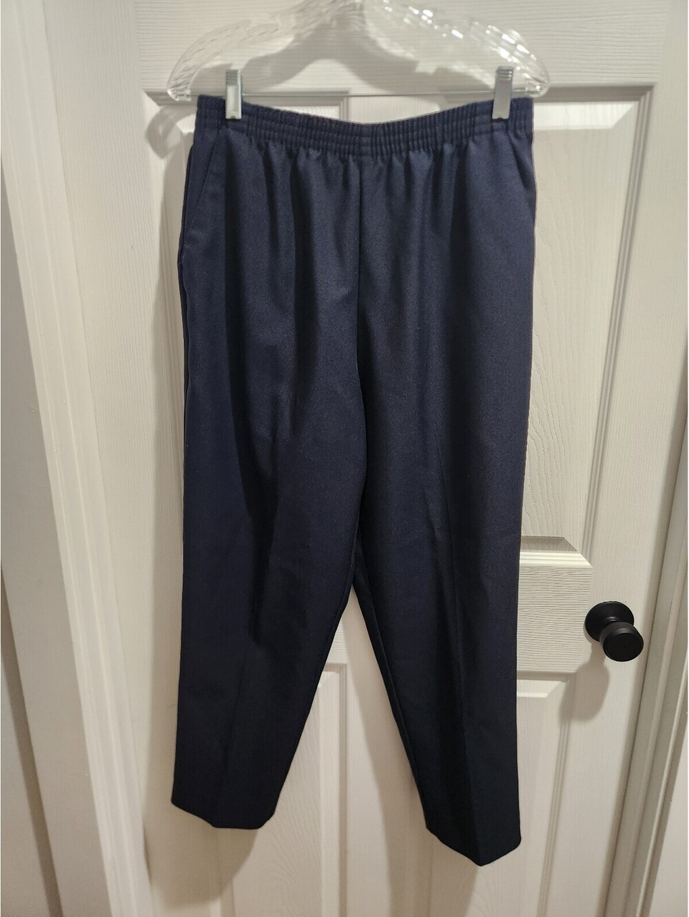 Donkenny Classics Navy Blue Casual Pants with Elastic Waist